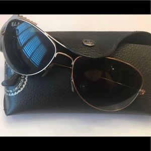 Ray-Ban “Cockpit” polarized wayfarers.